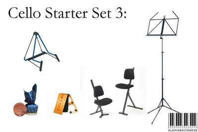 Cello Starter Set 3 - Gutes Sitzen
