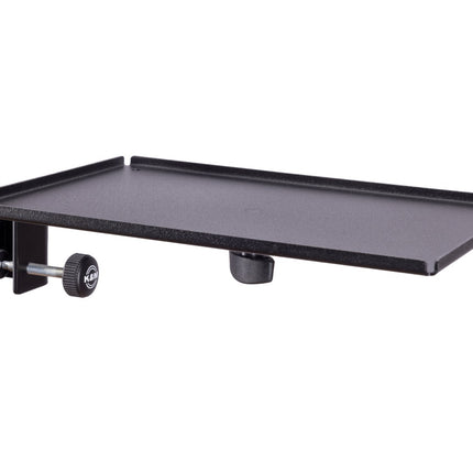 K&M 12222 Ablageplatte – Schwarz Struktur