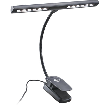 K&M 12266 Orchestra Light Rechargeable – LED-Notenpultleuchte mit Akku, Schwarz