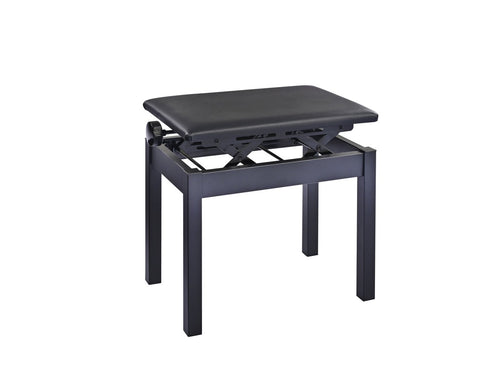 K&M 13992 Klavierbank – Schwarz, höhenverstellbar