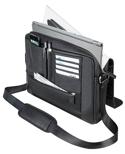 Umhängetasche für Noten und Tablets - schwarz