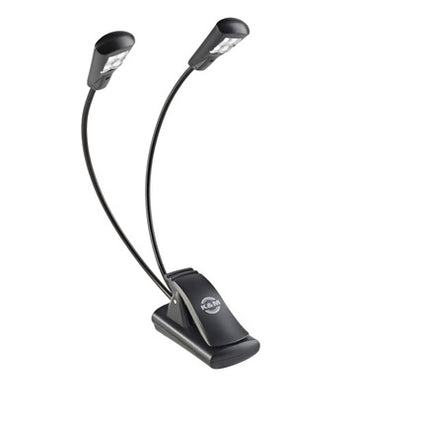 Notenpultleuchte_Double4_LED_FlexLight_schwarz
