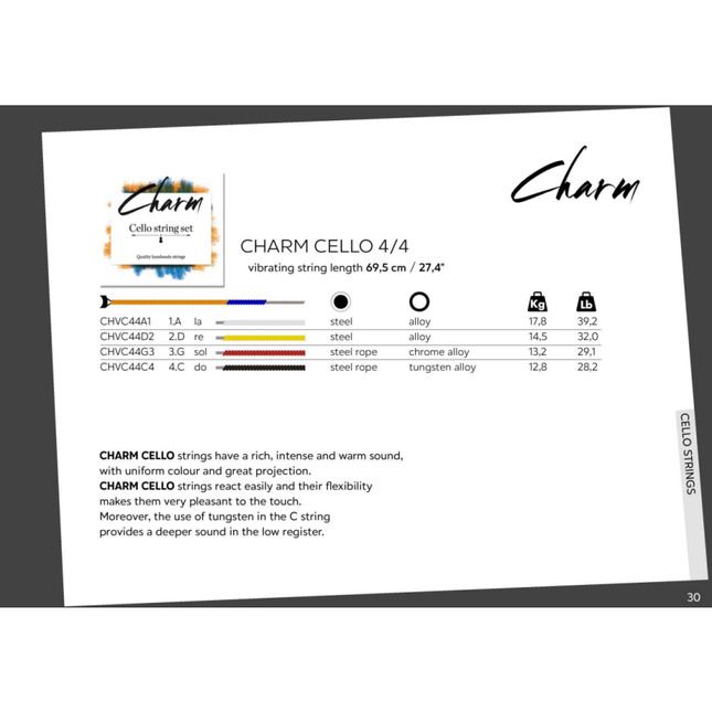Charm Cellosaiten, Satz – FOR-TUNE – Detailansicht 1 | Klassikweltshop