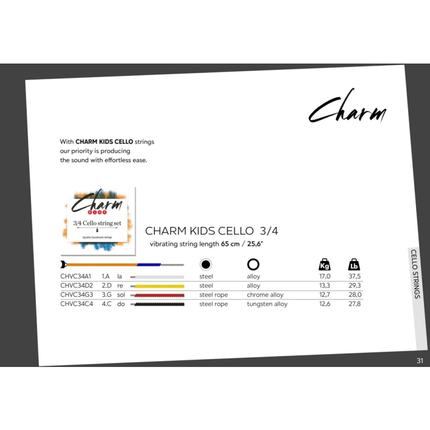 Charm Cellosaiten, Satz – FOR-TUNE – Detailansicht 2 | Klassikweltshop