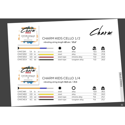Charm Cellosaiten, Satz – FOR-TUNE – Detailansicht 3 | Klassikweltshop