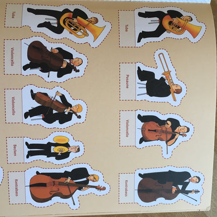 Sinfonieorchester zum Selberbasteln – Klassikweltshop – Detailansicht 3 | Klassikweltshop