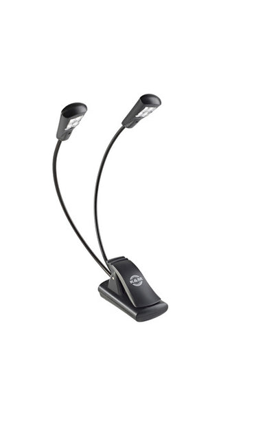 Notenpultleuchte Double4 LED FlexLight - schwarz – König & Meyer | Klassikweltshop