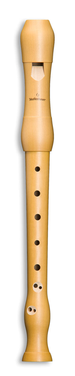 Sopranblockflöte Student, barock Doppelloch, Birnbaum