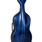 blau transparent / schwarz