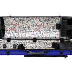 Schwarz / Blumenmuster