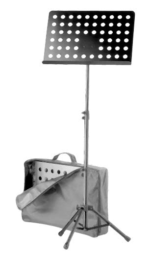 Orchesternotenpult mit Tragetasche