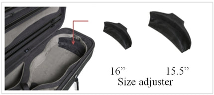 Pedi Violakoffer * NiteFlash *, Viola 15-16,5 – Detailansicht 7 | Klassikweltshop