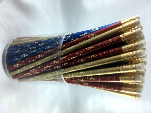 Bleistift Violinschlüssel mit Radiergummi- farbig – Vienna World – Detailansicht 1 | Klassikweltshop