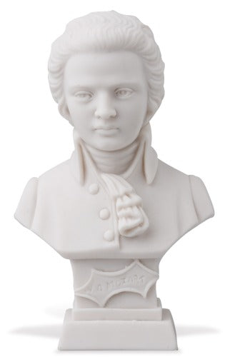 Büste Mozart, 11 cm – Vienna World | Klassikweltshop