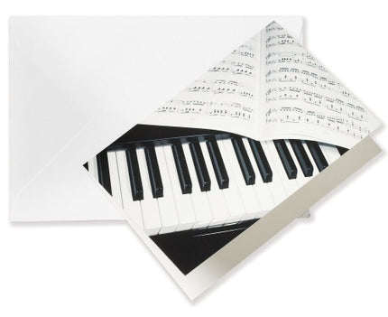 Grusskarte Klavier A6 – Vienna World | Klassikweltshop