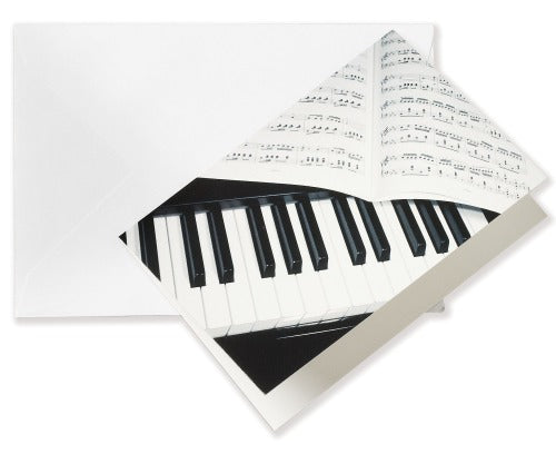 Grusskarte Klavier A6 – Vienna World | Klassikweltshop