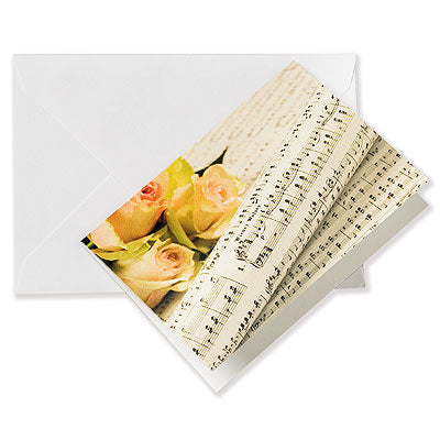 Grusskarte Tempo di Valse A6 STRAUSS – Vienna World | Klassikweltshop