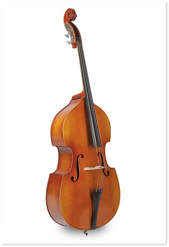 Postkarte Kontrabass – Vienna World | Klassikweltshop