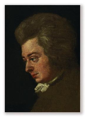 Postkarte Mozart – Vienna World | Klassikweltshop