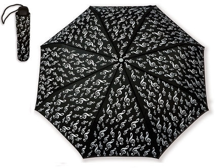 Taschenschirm Violinschlüssel schwarz VIOLIN – Vienna World | Klassikweltshop