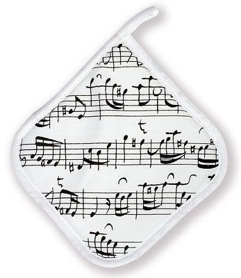 Topflappen Notenblatt BACH – Vienna World | Klassikweltshop