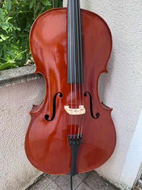 Violoncello, Jay Haide, 4/4 antik, asiatisches Klangholz – Detailansicht 1 | Klassikweltshop
