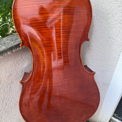 Violoncello, Jay Haide, 4/4 antik, asiatisches Klangholz – Detailansicht 2 | Klassikweltshop